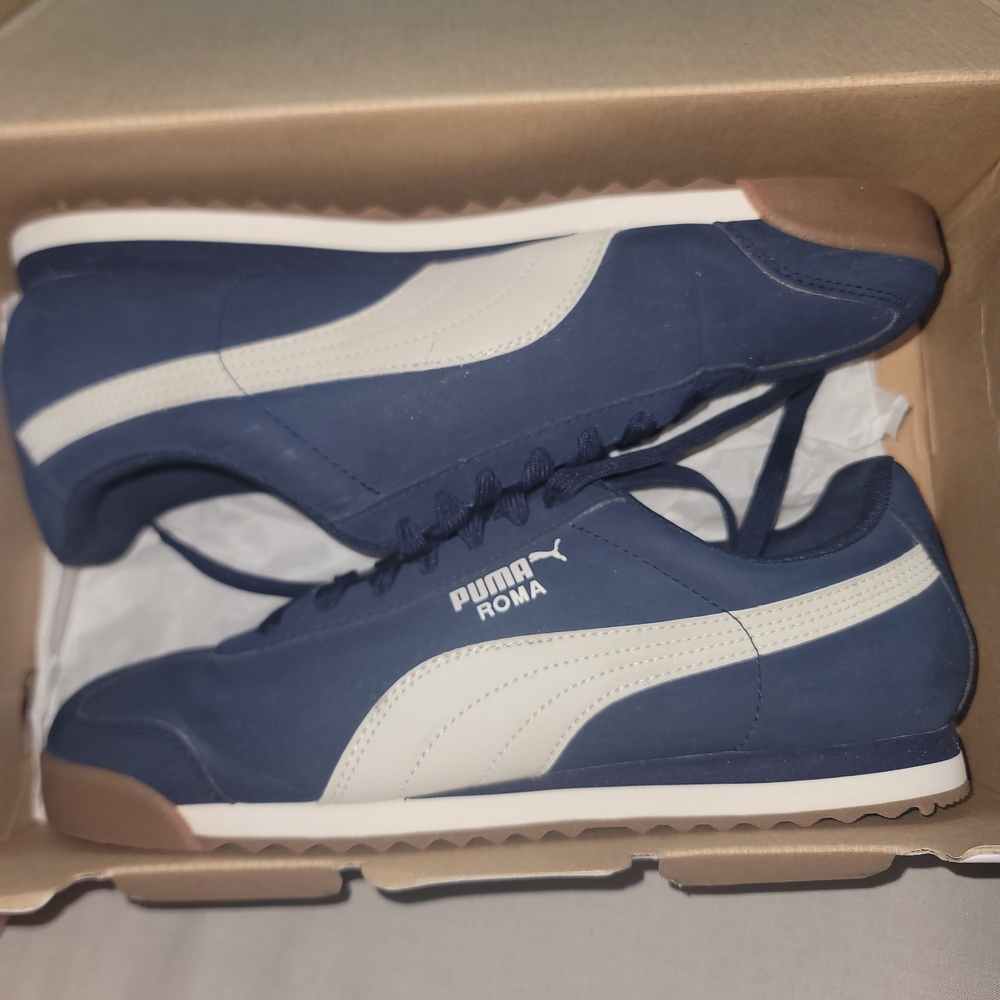 Puma Roma Men's Navy Sneakers